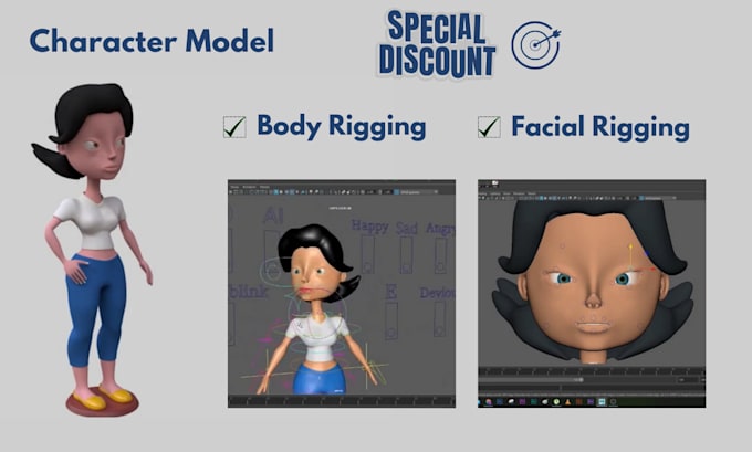 Bestseller - do 3d character modeling and rigging