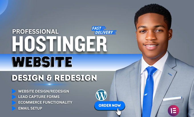 Gig Preview - Do hostinger website migration, setup, wordpress installation, dns configuration