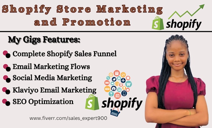 Gig Preview - Boost your shopify sales with shopify marketing, sales funnels and promotions