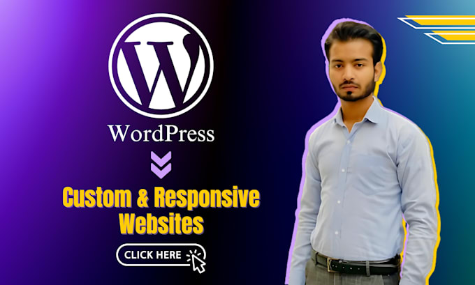 Gig Preview - Design a fully responsive custom wordpress website