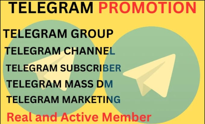 Gig Preview - Organic telegram promotion, advertise nft, crypto, bitcoin, website, ico