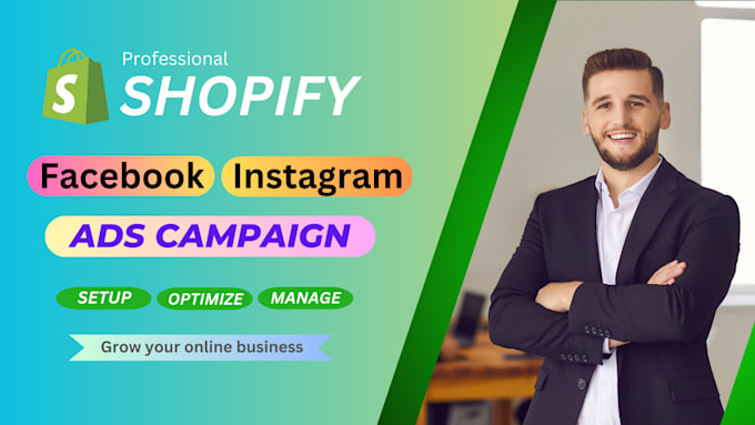 Gig Preview - Run profitable facebook ads campaign, instagram and shopify ads campaign