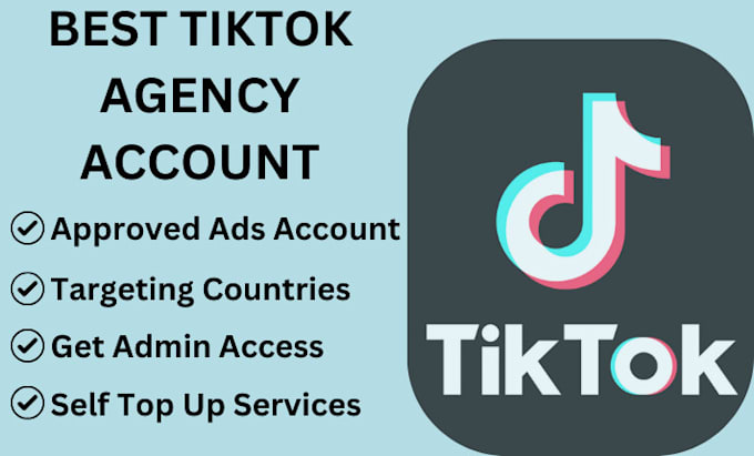 Bestseller - create tiktok account, tiktok agency ads account, tiktok shop