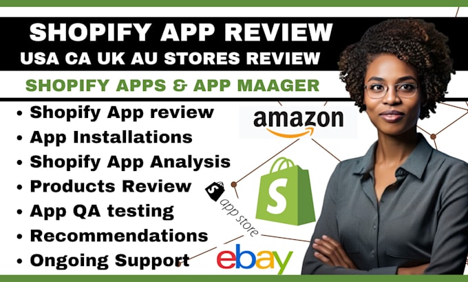 Gig Preview - Review shopify app product review test app review app installation with stores