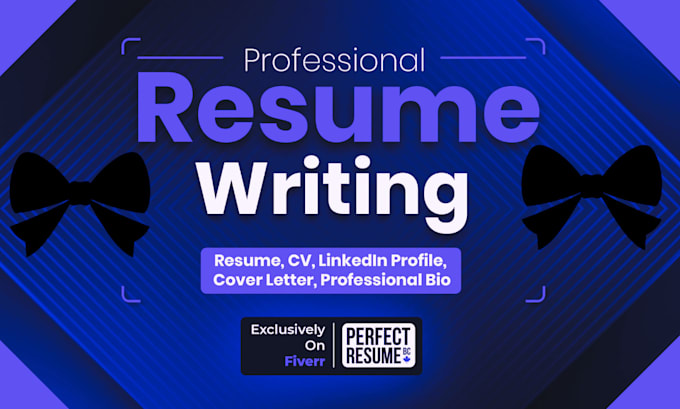 Gig Preview - Write your executive resume, federal government resume, cover letter