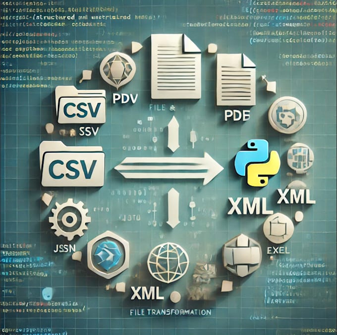 Gig Preview - Convert files and automate data transformation with python