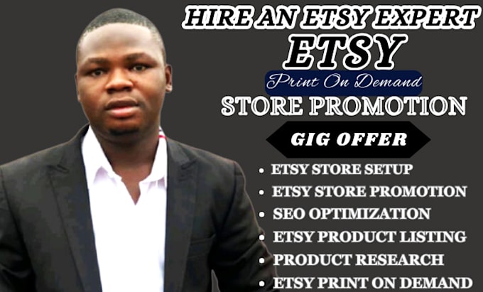 Gig Preview - Do etsy promotion to skyrocket traffic and sales for your etsy shop