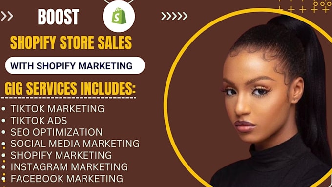 Gig Preview - Boost shopify store sales, shopify dropshipping marketing, or website promotion