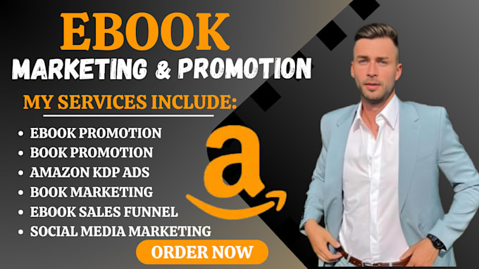 Gig Preview - Do book promotion book marketing amazon kdp ads ebook systeme io sales funnel