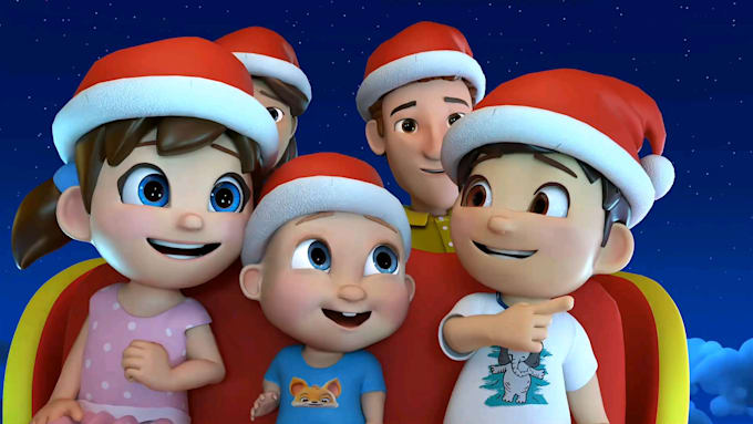 Gig Preview - Create 3d christmas animation 3d character animation for you