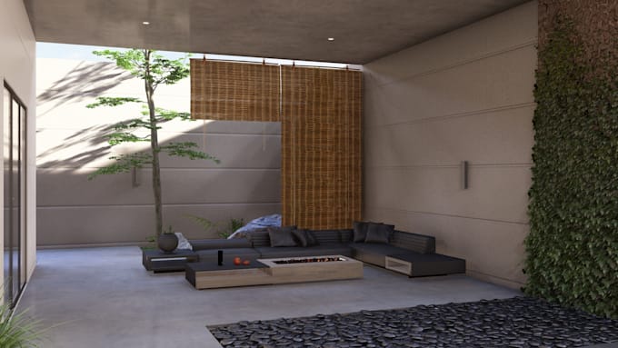 Gig Preview - Do landscape design, garden design, backyard, swimming pool, realistic landscape