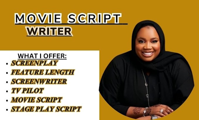 Gig Preview - Ghostwrite movie script screenplay screenwriting feature length script