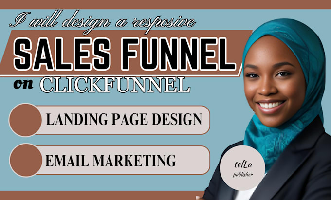 Gig Preview - Design responsive clickfunnels sales funnel for affiliate marketing product