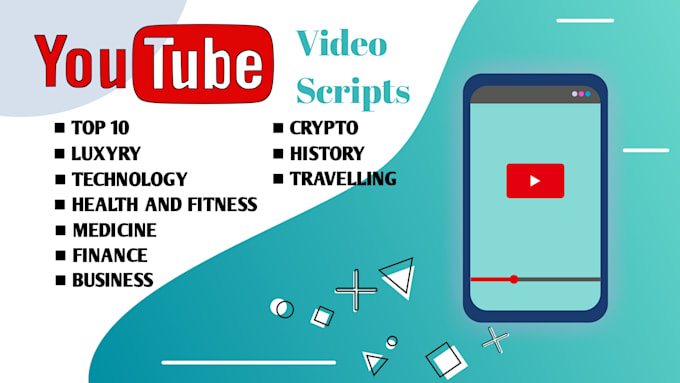 Gig Preview - Be your permanent youtube video script writer