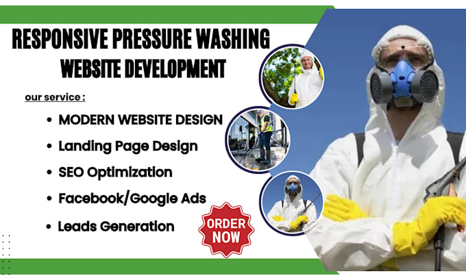 Gig Preview - Design pest control website pest control leads fumigation pest control website