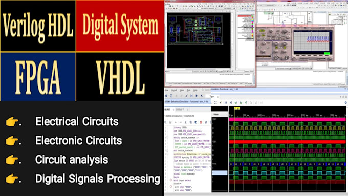 Gig Preview - Do digital electronics, digital systems, embedded systems, fpga vhdl projects