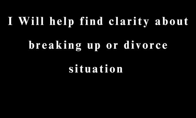 Bestseller - help find clarity about breaking up or divorce circumstances