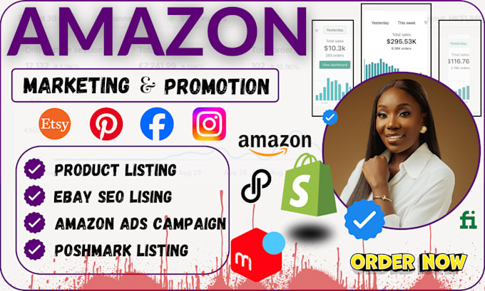 Gig Preview - Boost amazon sales, ebay seo listing, amazon ppc, poshmark listing, ebay listing