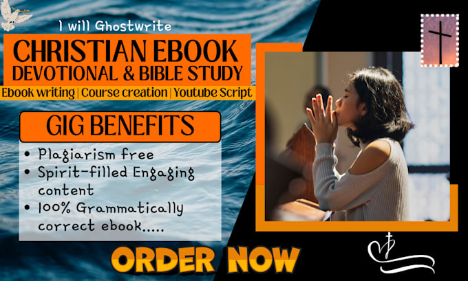 Gig Preview - Write christian ebook, devotional, bible study and do course content creation