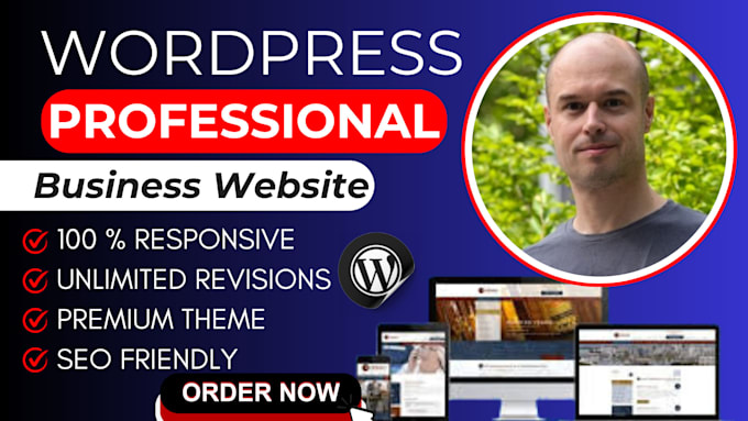 Gig Preview - Build responsive attractive wordpress website redesign wordpress divi theme