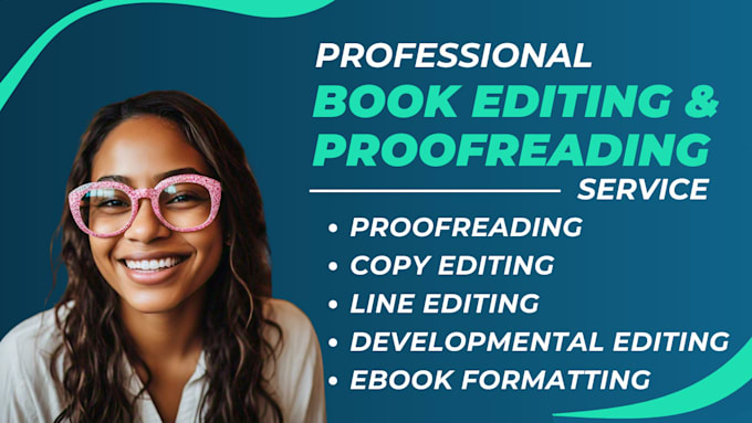 Gig Preview - Proofread and edit your fiction novel, journal, essay,  memoir, ebook formatting