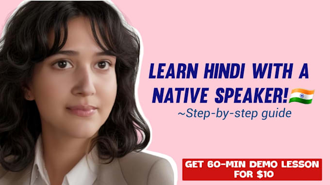 Gig Preview - Teach hindi as a native speaker