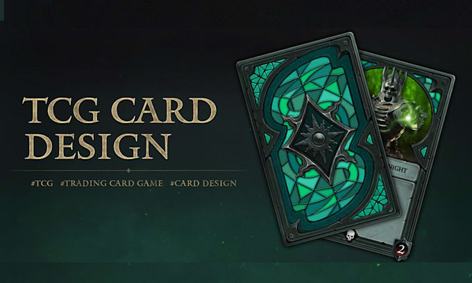 Gig Preview - Create card template, tcg ccg card frame illustration, oracle, icon, board game