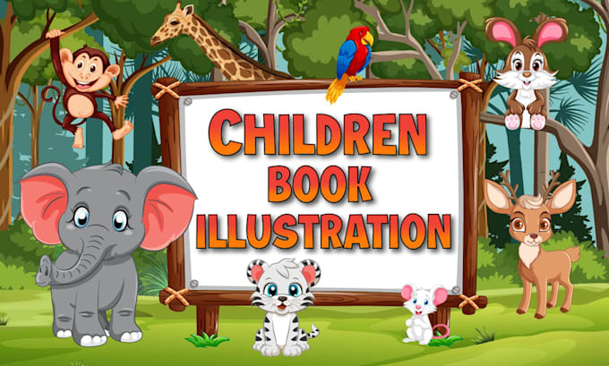 Gig Preview - Create awesome children book illustration and story book illustration