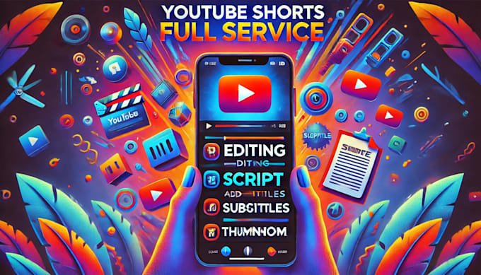 Gig Preview - Create a script and edit your video for youtube shorts