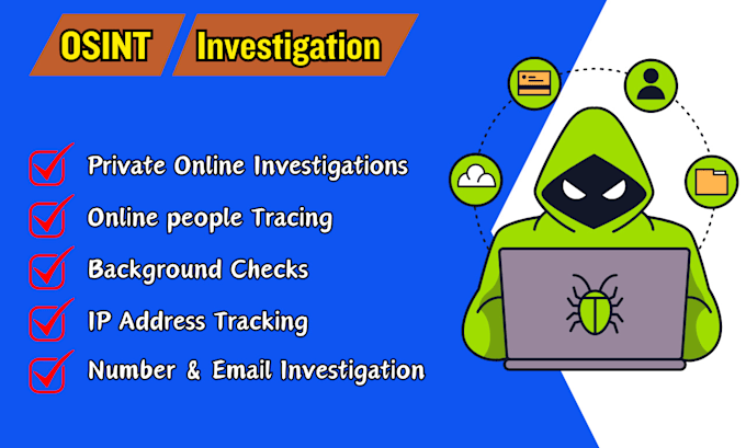 Gig Preview - Be your osint background check investigator and detactive