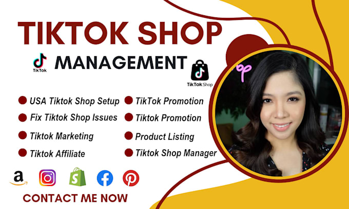 Gig Preview - Setup tiktok shop, tiktok ads, tiktok affiliate tiktok shop dropshipping manager