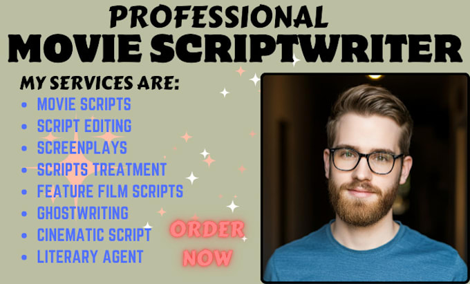 Gig Preview - Write captivating screenplay for your feature film or TV series, movie script