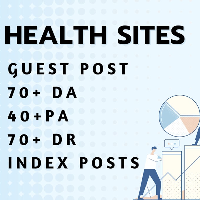 Gig Preview - Publish guest posts on health sites in 5dollar