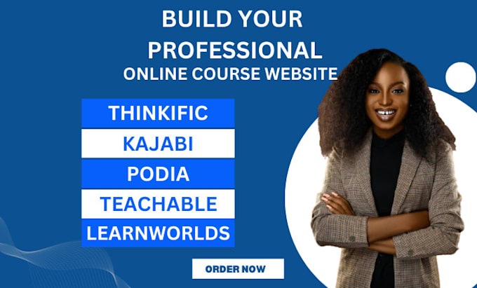 Gig Preview - Kajabi website design kajabi sales funnel thinkific teachable podia website