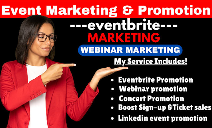 Gig Preview - Promote on eventbrite, webinar marketing, concert , facebook event, ticket sales