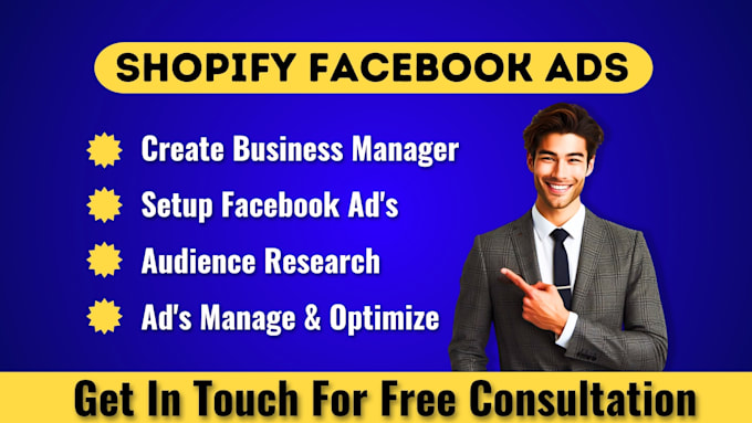 Gig Preview - Boost your shopify sales with facebook ads campaign