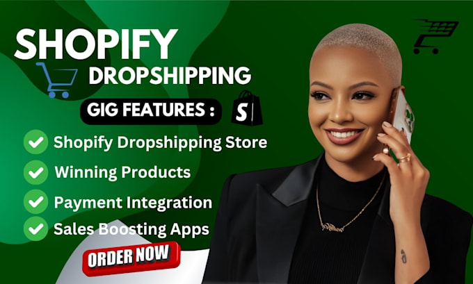 Gig Preview - Shopify website design shopify website redesign website SEO optimization shopify