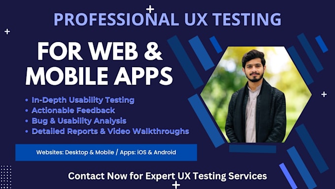 Gig Preview - Test your web and app application for guiding and best UX