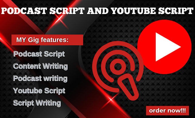 Gig Preview - Ghostwrite best podcast script writing and youtube script