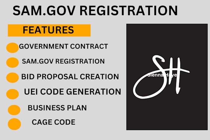 Gig Preview - Register you on sam gov, get uei, cage code, naics code, government contract