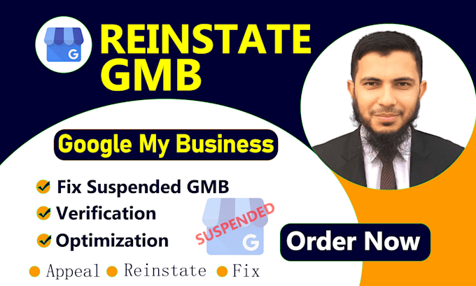 Gig Preview - Reinstate and fix suspended google my business profile