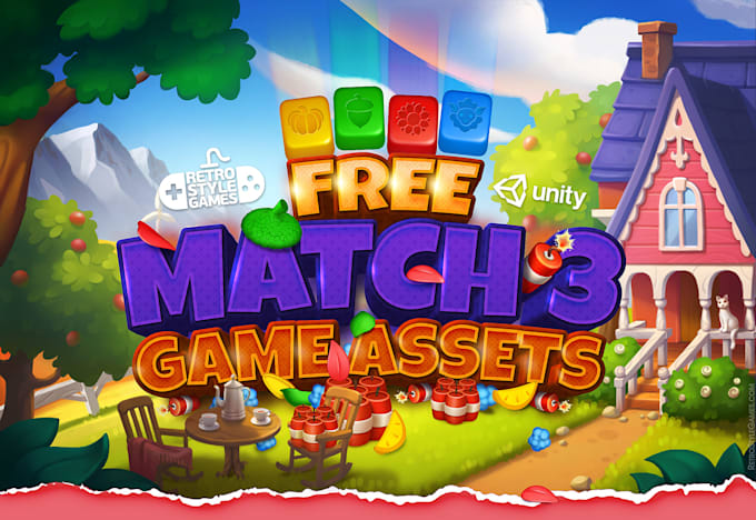 Gig Preview - Design and develop candy crush, match 3, unity puzzle games