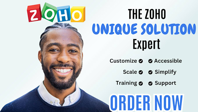 Gig Preview - Zoho crm, zoho one, zoho books, zoho campaign, zoho flow, site, form mail