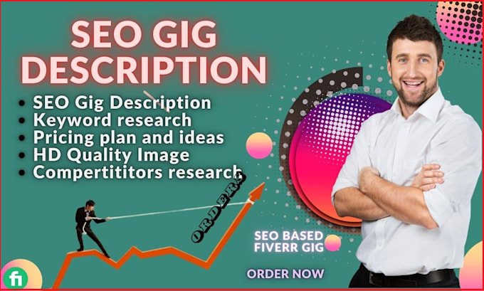 Gig Preview - Write fiverr profile, gig descriptions, gig title, tags and create gig image