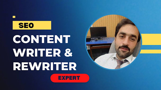 Gig Preview - Be your SEO content writer