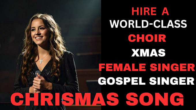 Gig Preview - Be your female songwriter, christmas gospel song, xmas jinglle song, intro,outro