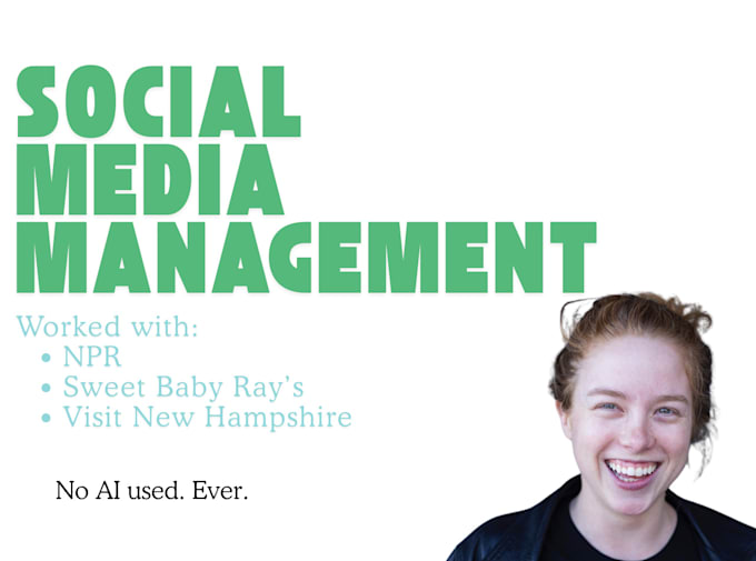 Gig Preview - Create social media content for you