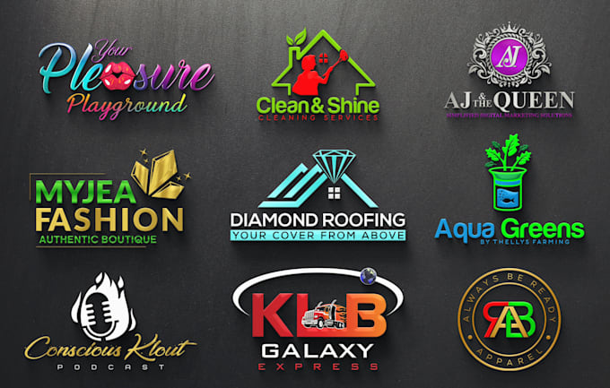 Bestseller - modern business logo design with copyrights