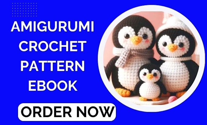 Gig Preview - Create amigurumi crochet pattern toy chart video ebook and picture