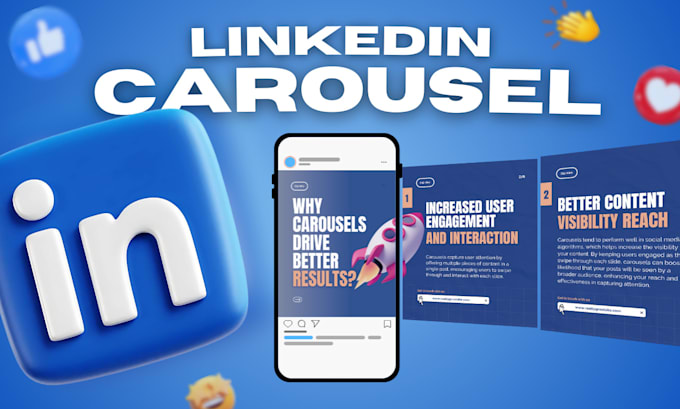 Gig Preview - Design engaging linkedin posts and carousel posts